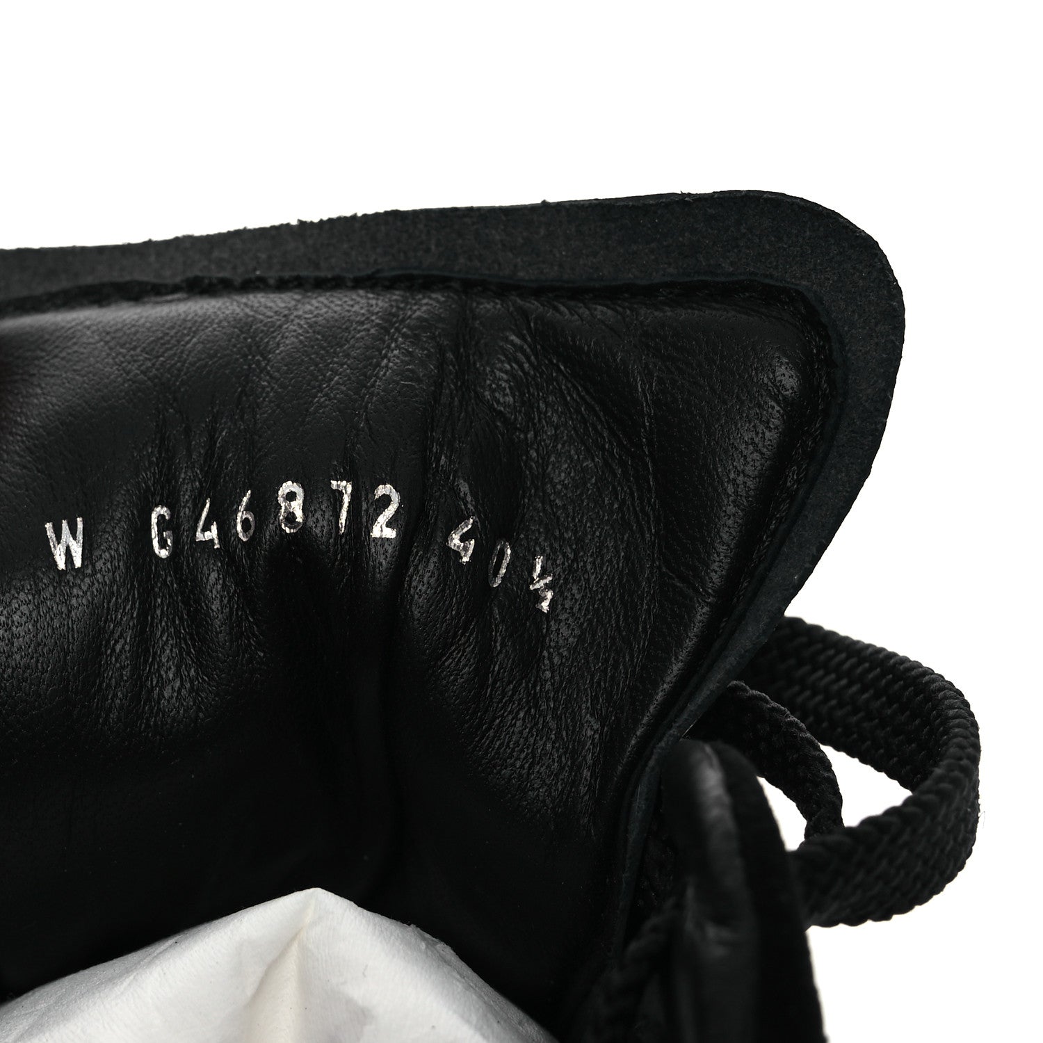 Mixed Fibers Suede Shiny Calfskin Womens CC Sneakers 40.5 Black