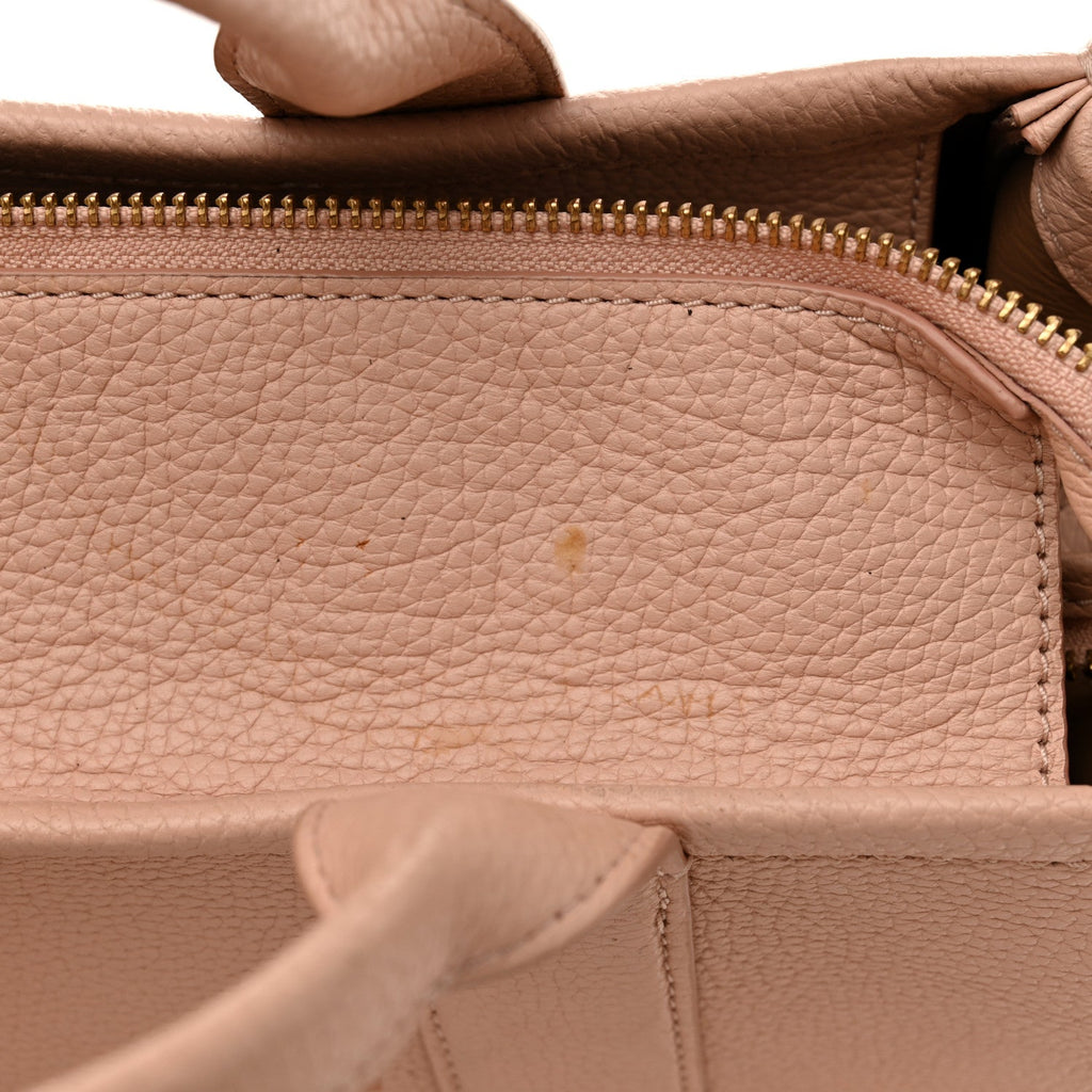 Grained Calfskin Medium The Tote Bag Rose Dust