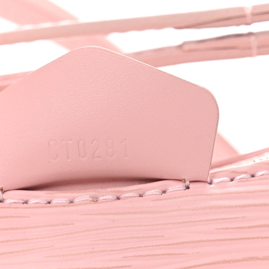 Epi Easy Pouch On Strap Rose Ballerine