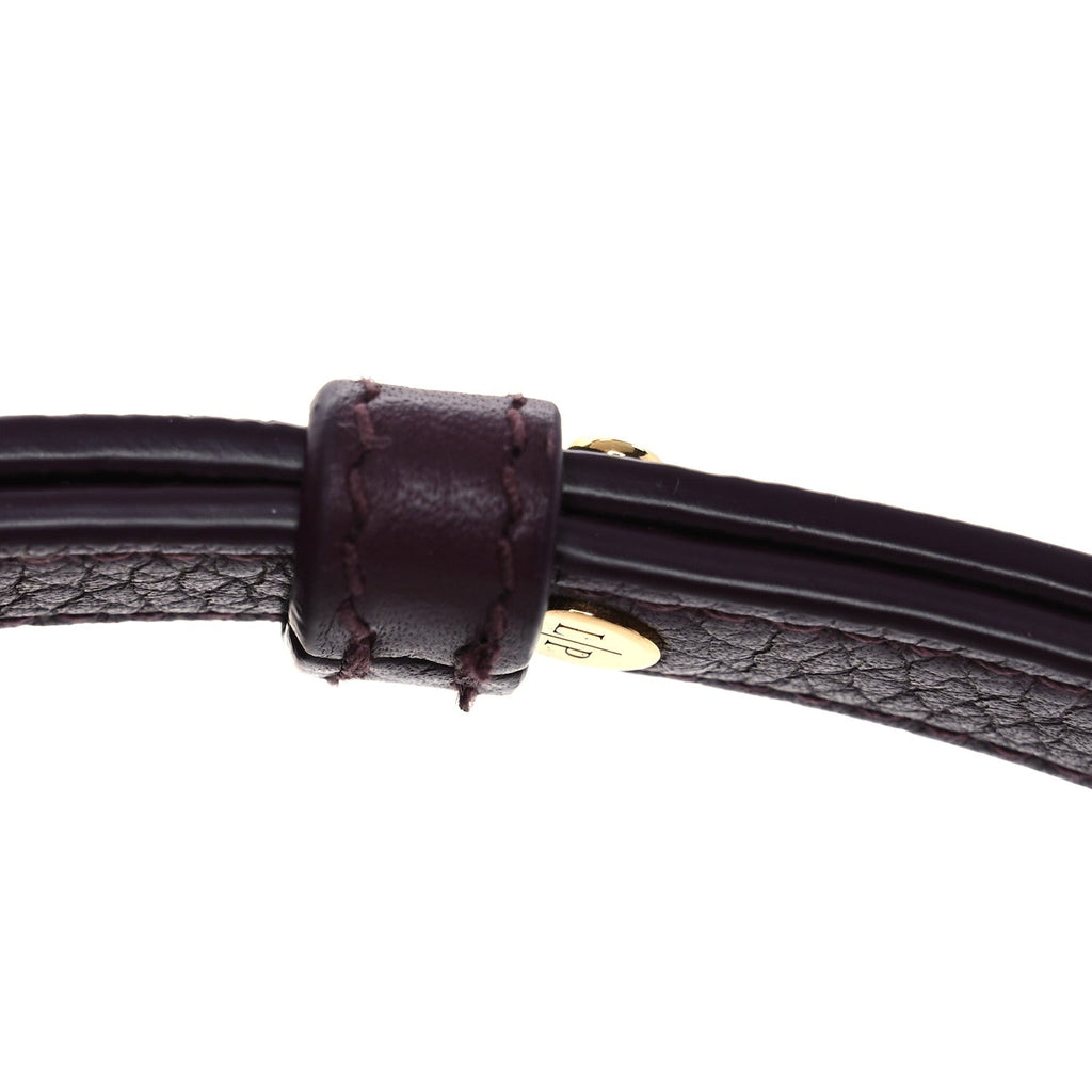 Grained Calfskin L19 Extra Pocket Pouch Azuki Beans