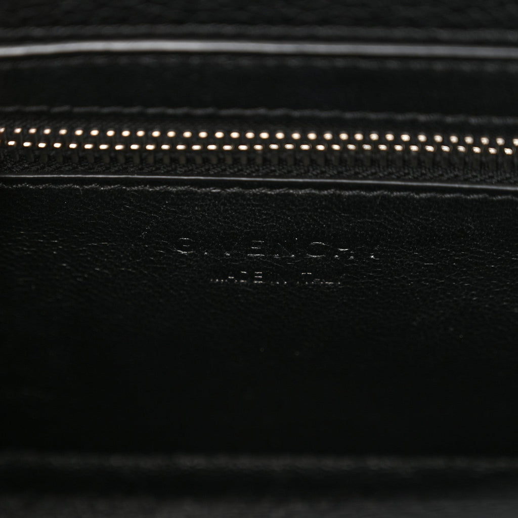 Grained Calfskin Mini Horizon Satchel Black