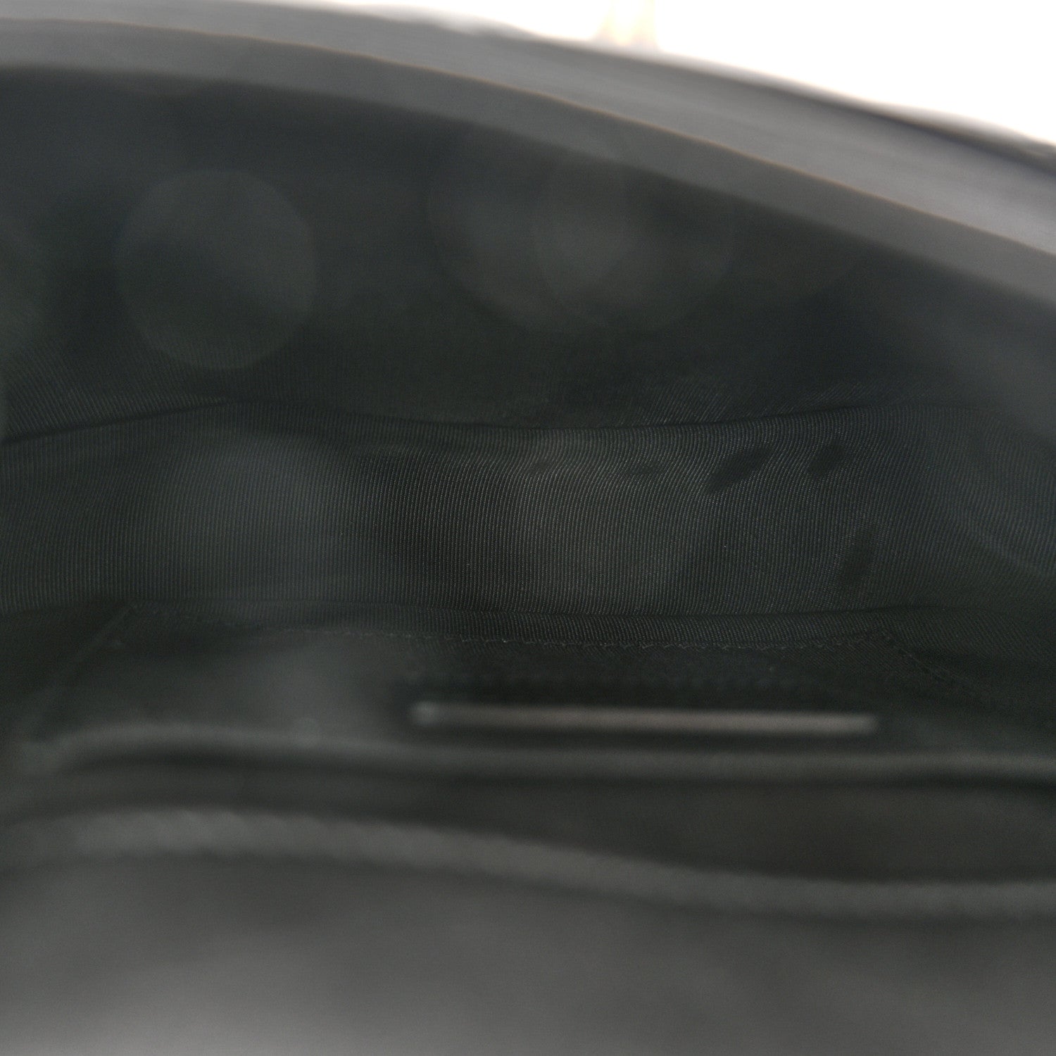 Calfskin Quilted Top Handle Flap Black