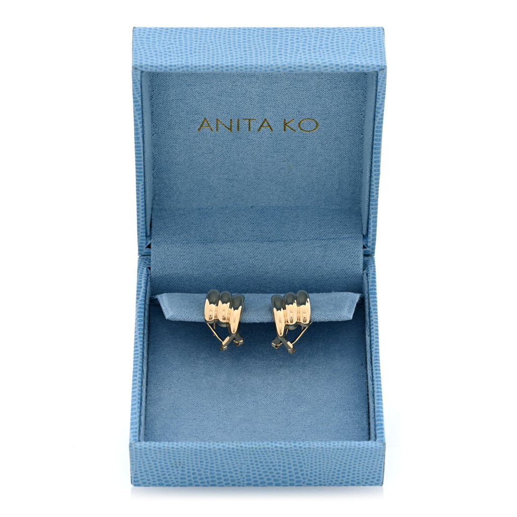 18K Yellow Gold Small Claire Earrings