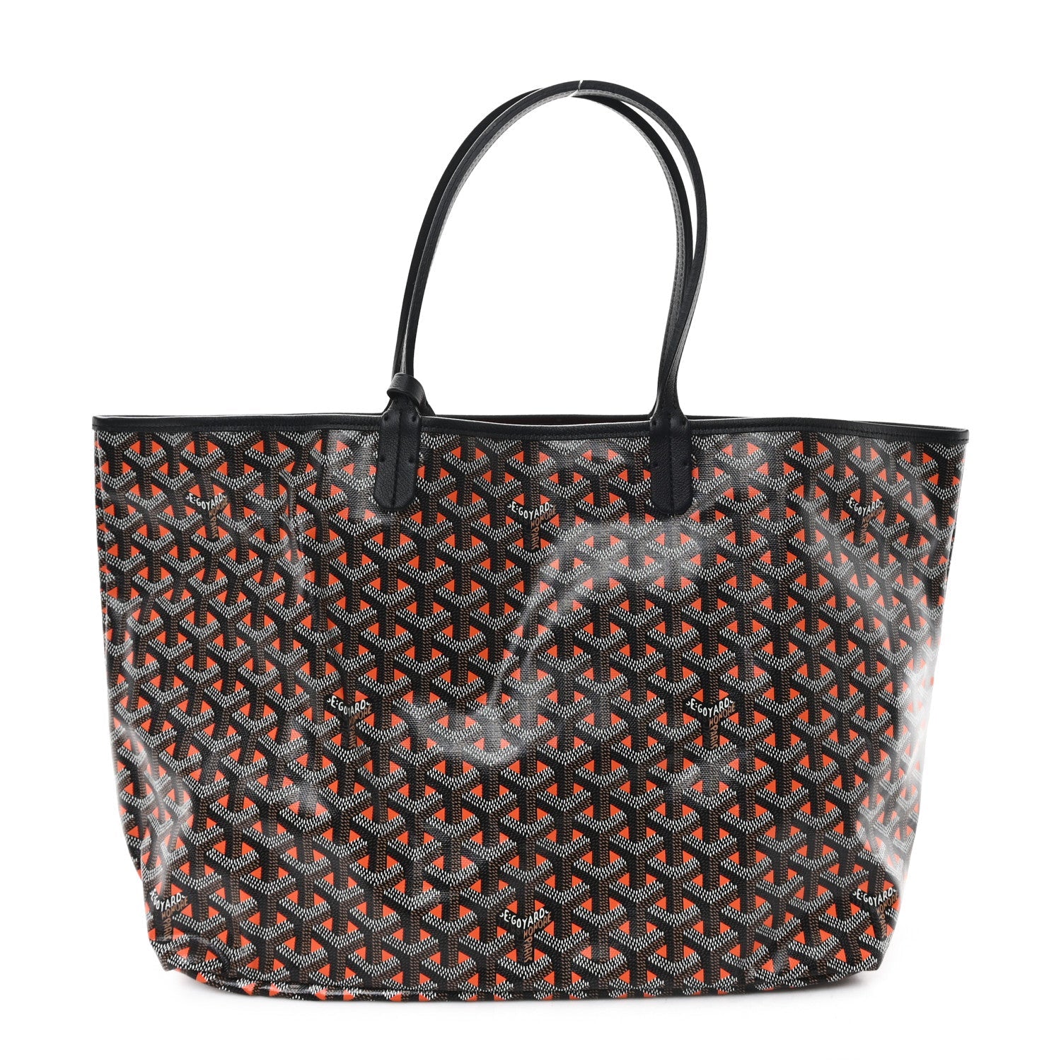Goyardine Saint Louis Claire Voie PM Black Orange