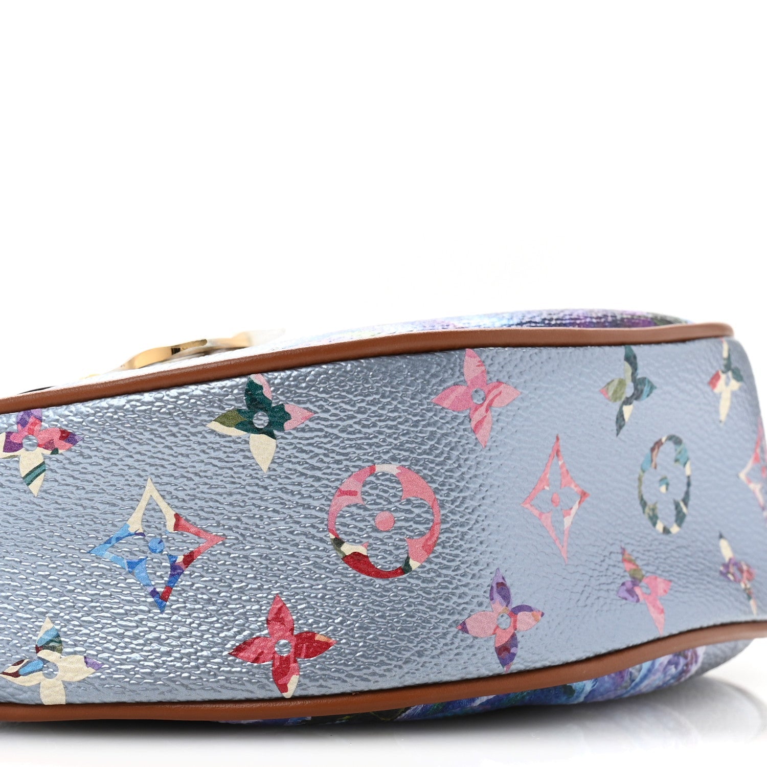 Metallic Monogram LV Garden Loop PM Blue