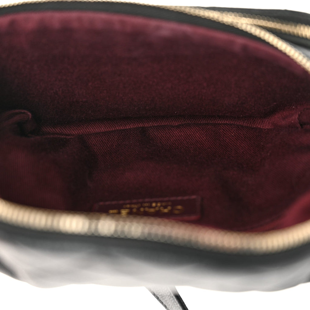 Caviar Quilted Business Affinity Waist Belt Bag Black