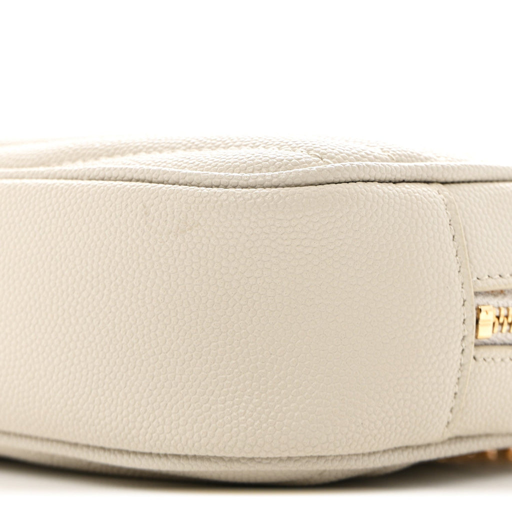 Grain De Poudre Matelasse Monogram Mini Lou Camera Bag Crema Soft