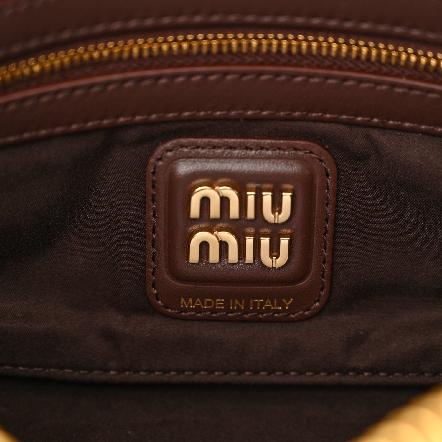 Calfskin Softy Small Beau Contrast Top Handle Bag Briarwood White