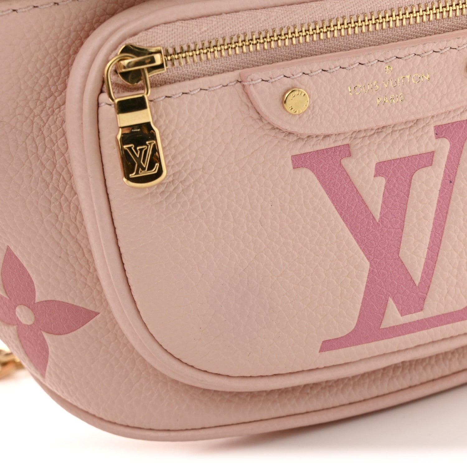 Empreinte Monogram Giant Mini Bumbag Gradient Pink