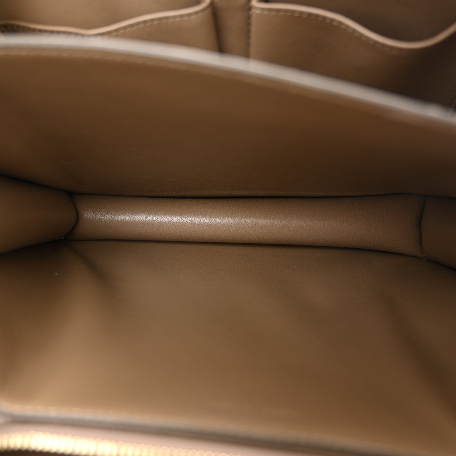 Liege Calfskin Medium Classic Box Flap Bag Taupe