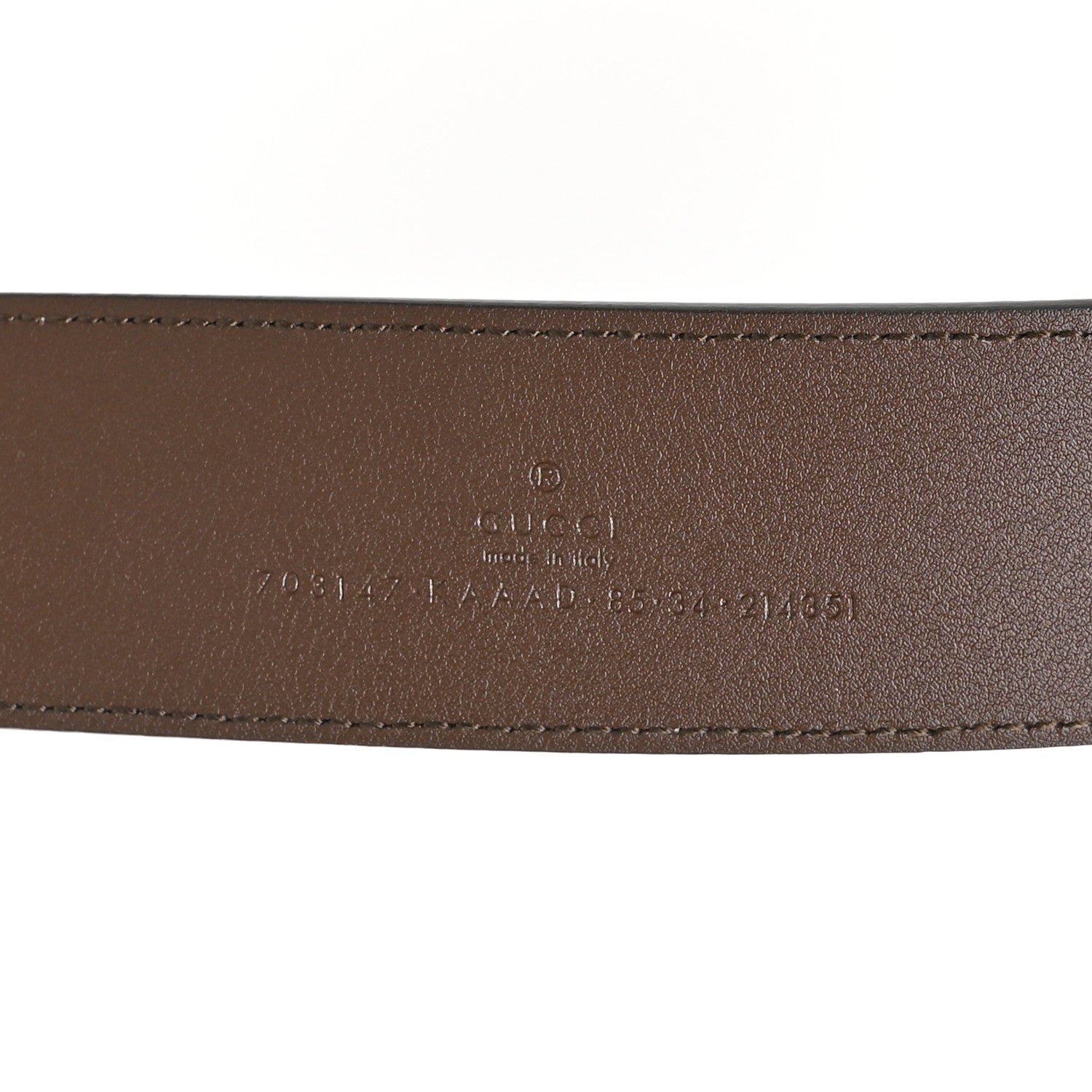 GG Supreme Monogram Textured Dollar Calfskin Blondie 30mm Belt 85 34 Beige Ebony New Acero