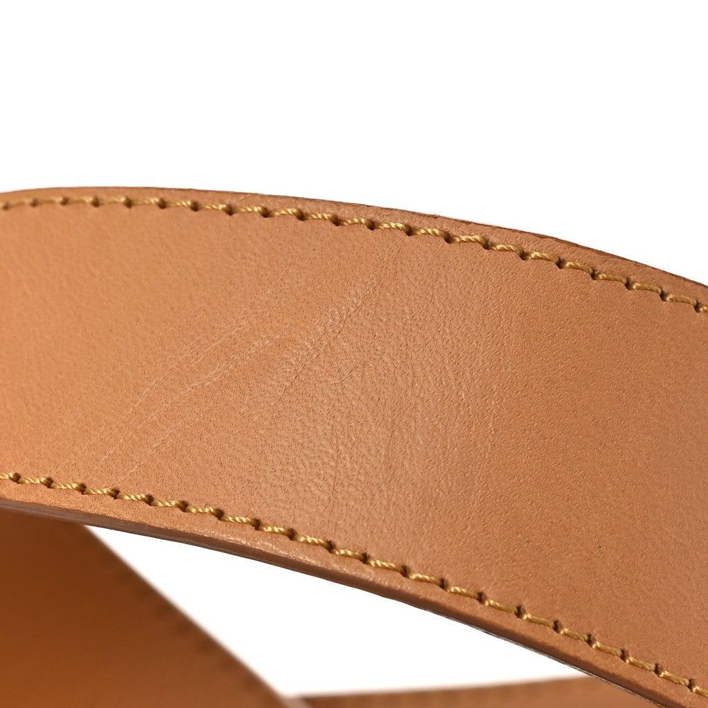 Damier Azur Starboard Wedges 35 Tan