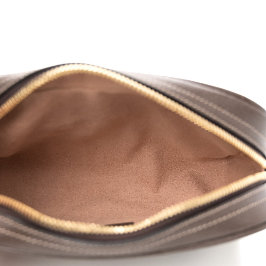 GG Supreme Monogram Web Small Ophidia Belt Bag 95 38 Dark Brown