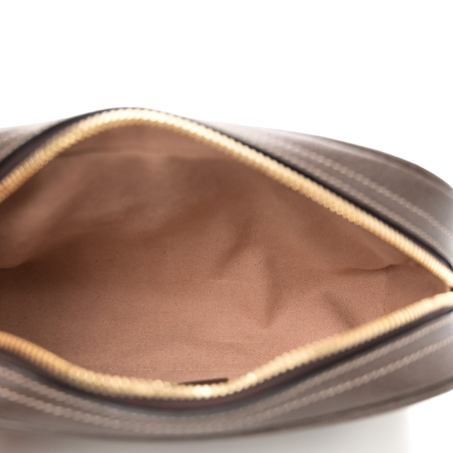 GG Supreme Monogram Web Small Ophidia Belt Bag 95 38 Dark Brown