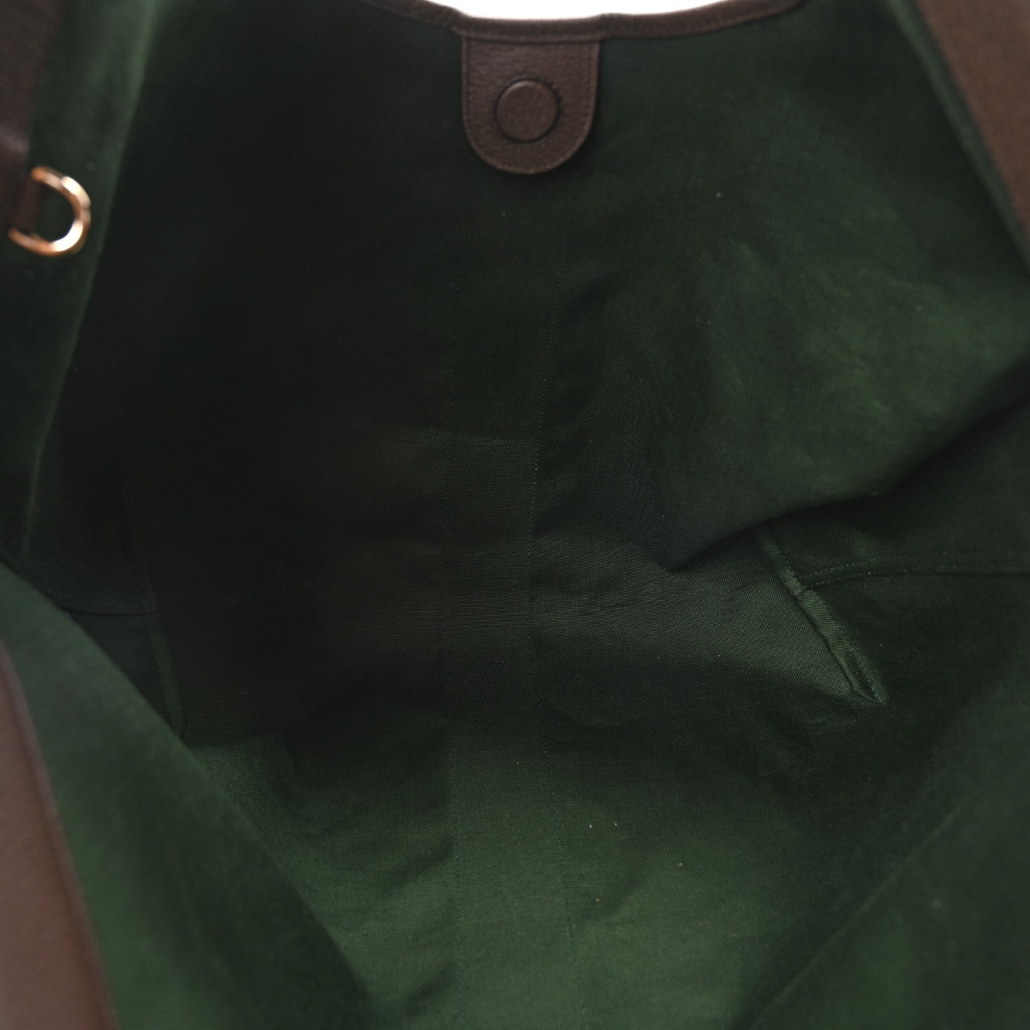 GG Supreme Monogram Web Large Giglio Tote Bag Beige Dark Brown