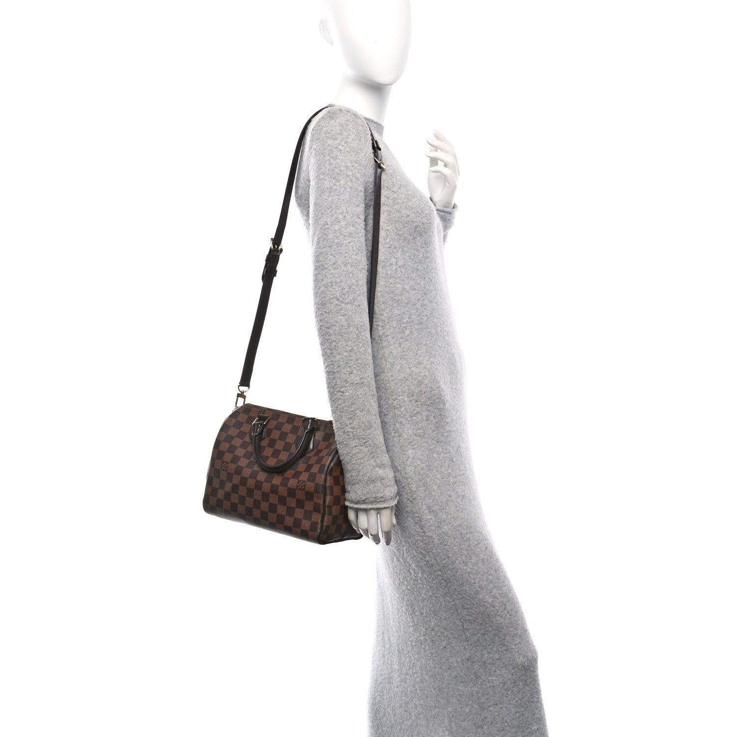 Damier Ebene Speedy Bandouliere 25