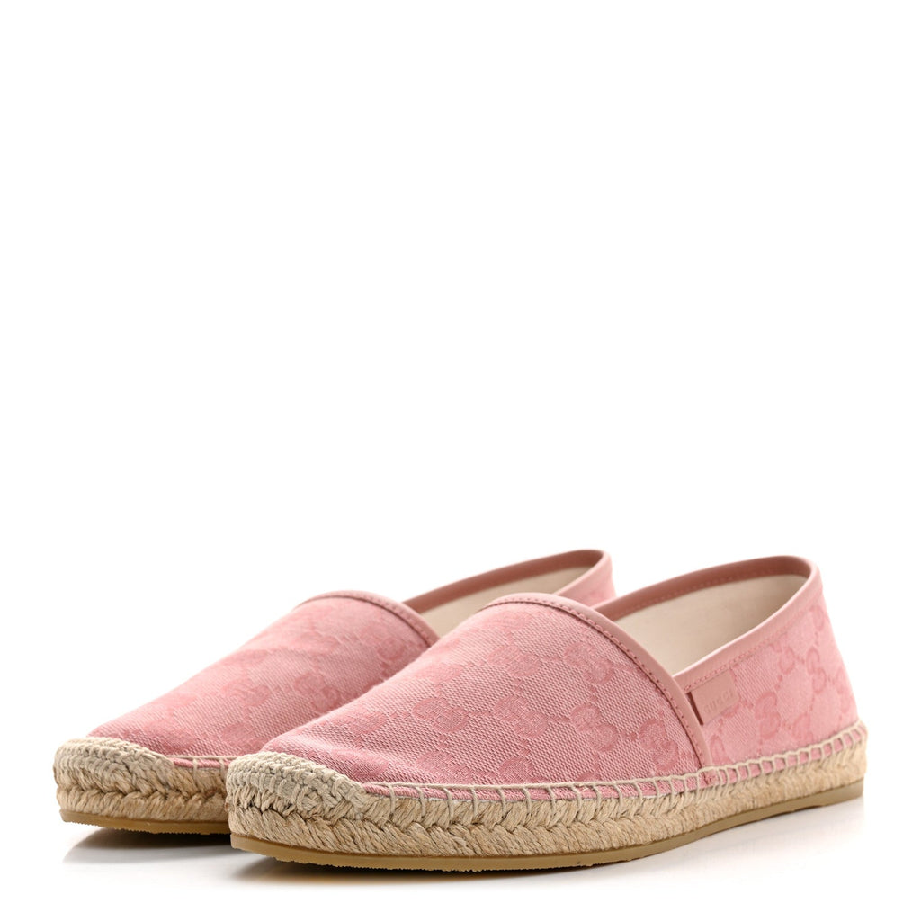 Monogram Espadrilles 37 Soft Pink
