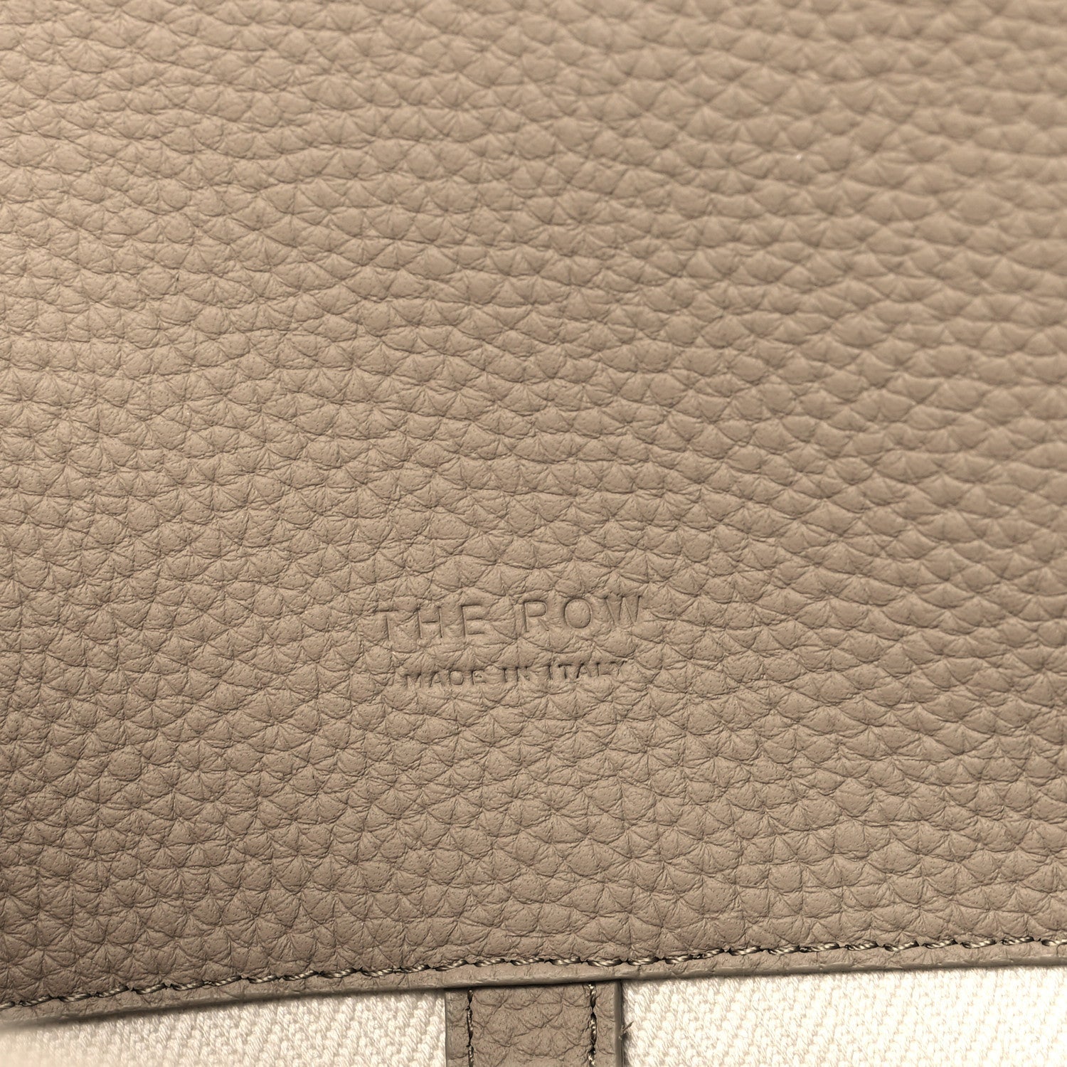 Matte Grained Calfskin Soft Margaux 15 Dark Taupe