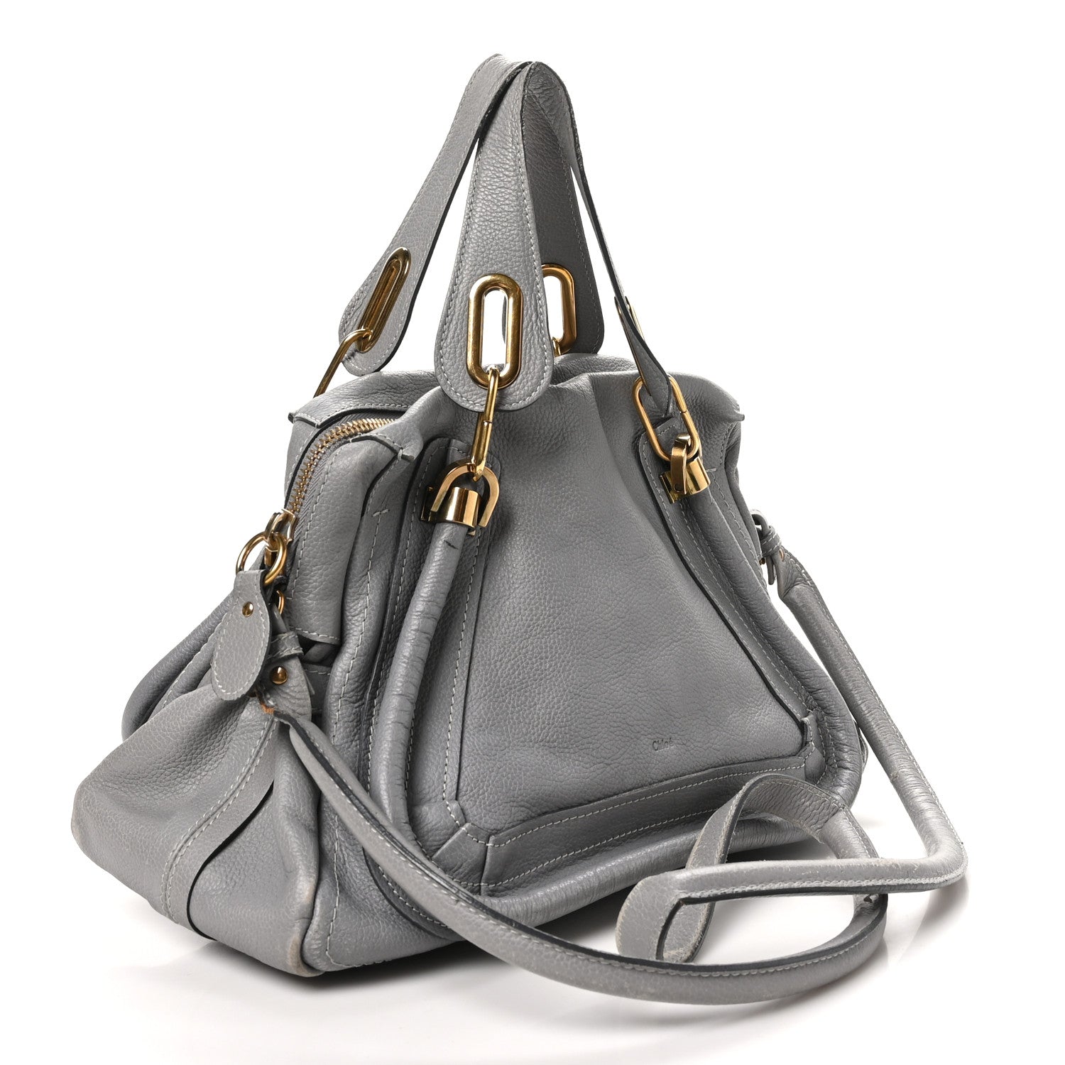 Calfskin Medium Paraty Cashmere Grey