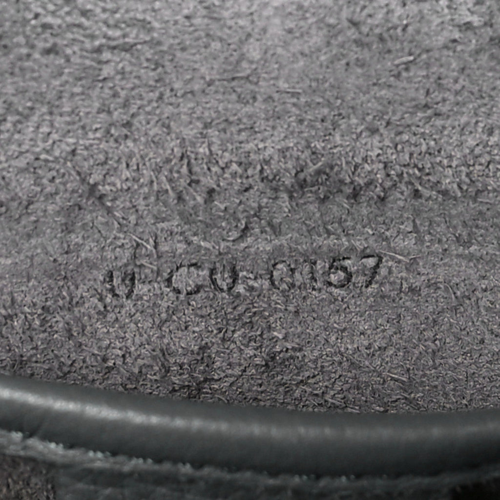 Drummed Calfskin Nano Luggage Kohl