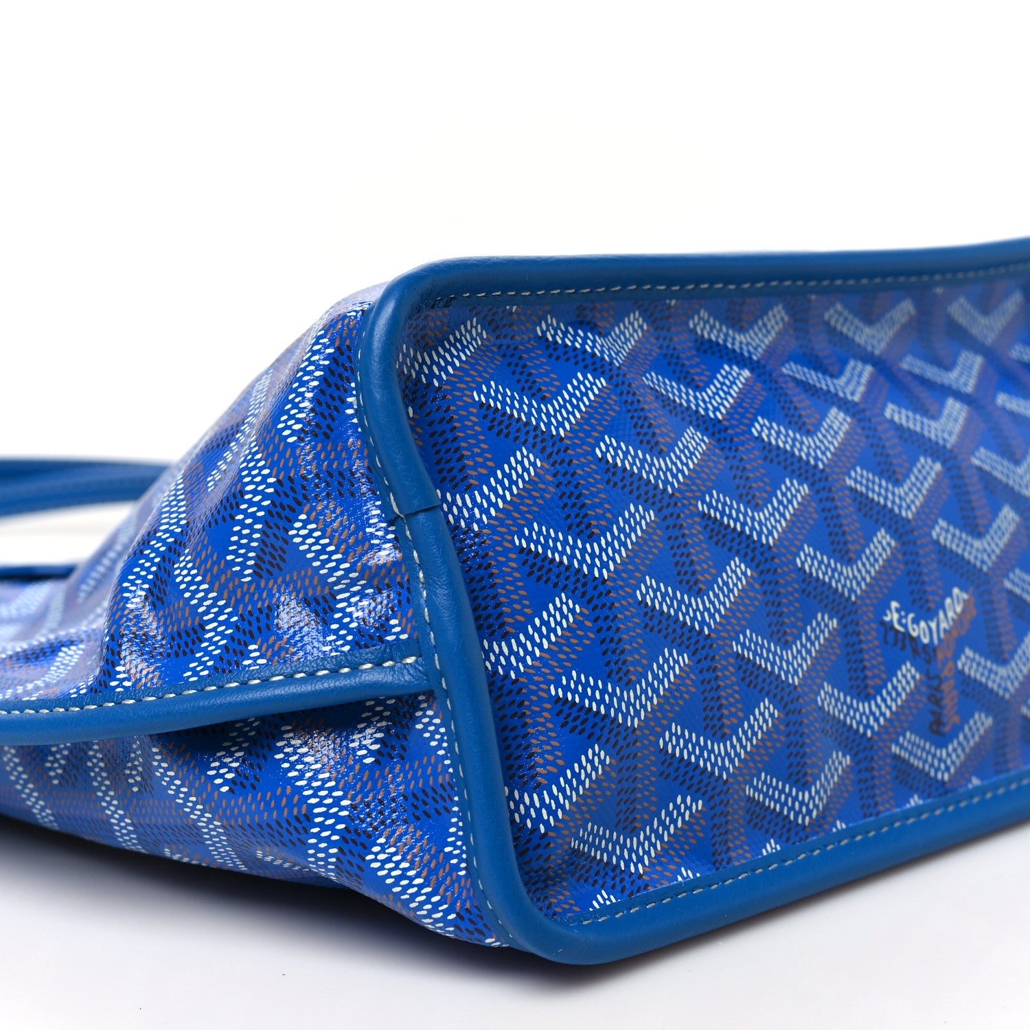 Goyardine Reversible Mini Anjou Sky Blue