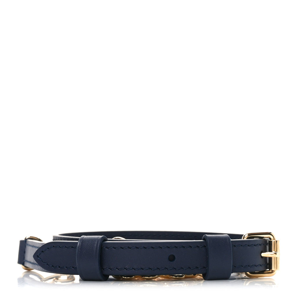 Metallic Empreinte Monogram Adjustable Shoulder Strap Navy Nacre