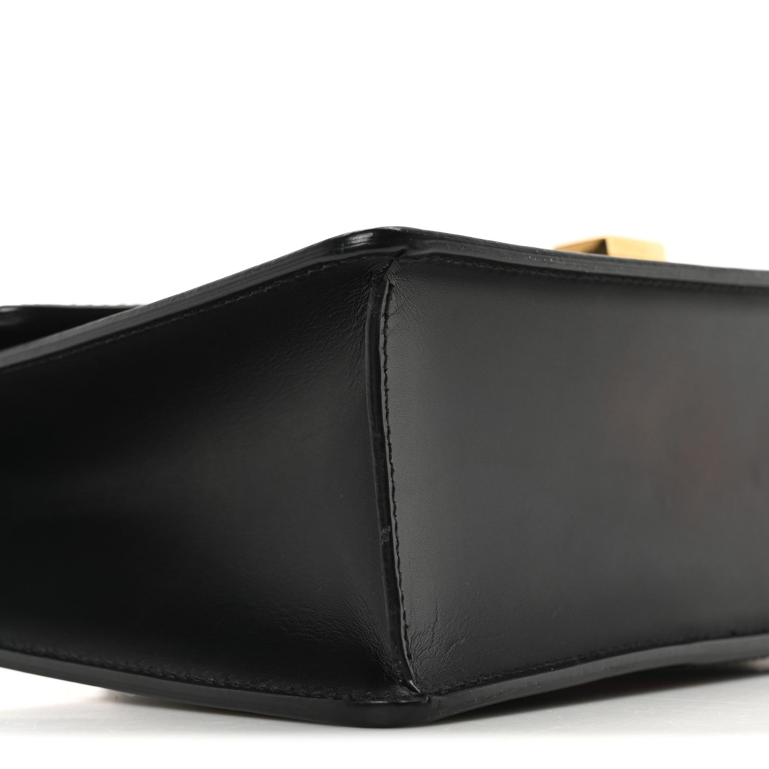 Calfskin Small Sylvie Shoulder Bag Black