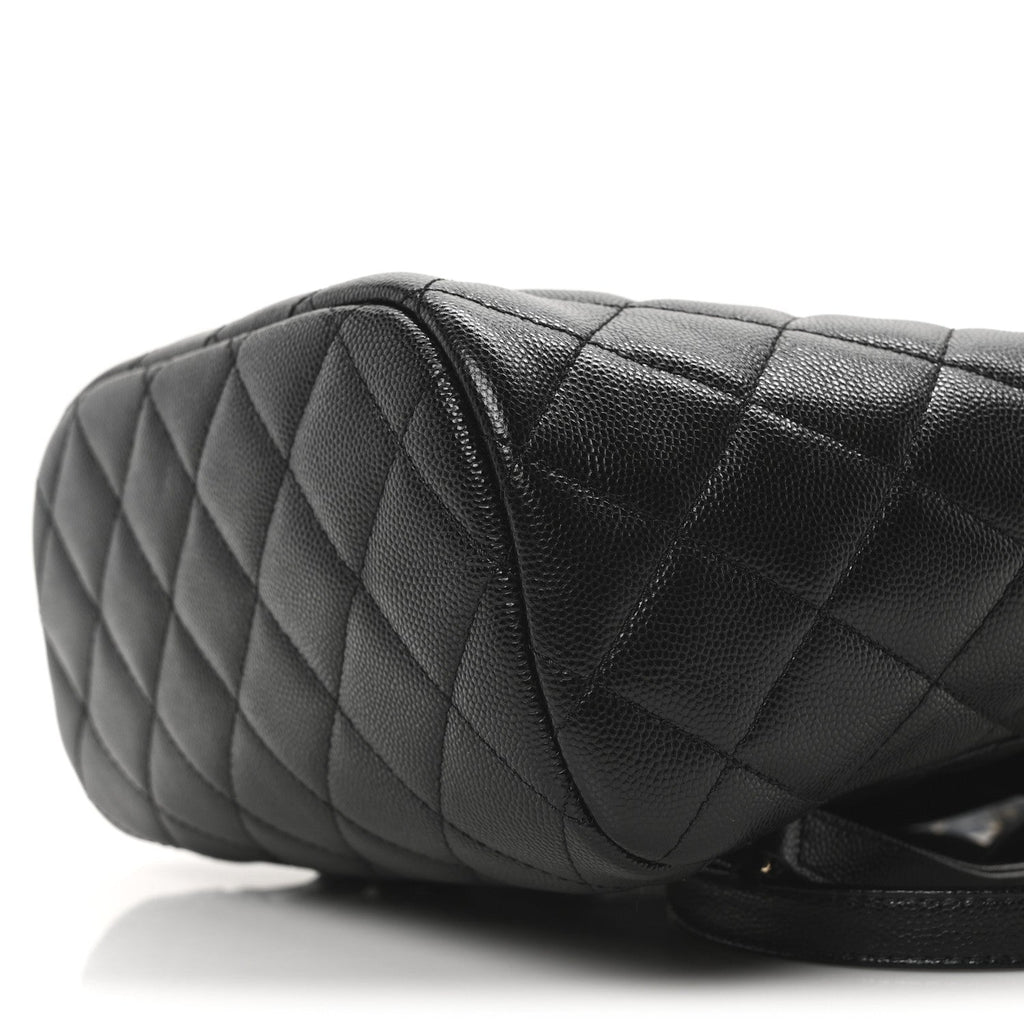 Caviar Quilted Urban Spirit Backpack Black