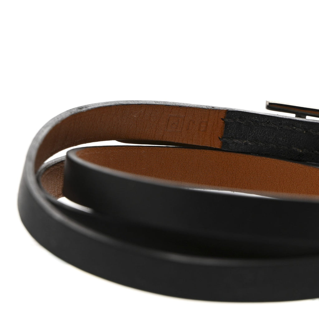 Chamonix Hapi 3MM Triple Tour Wrap Bracelet M Black Fauve