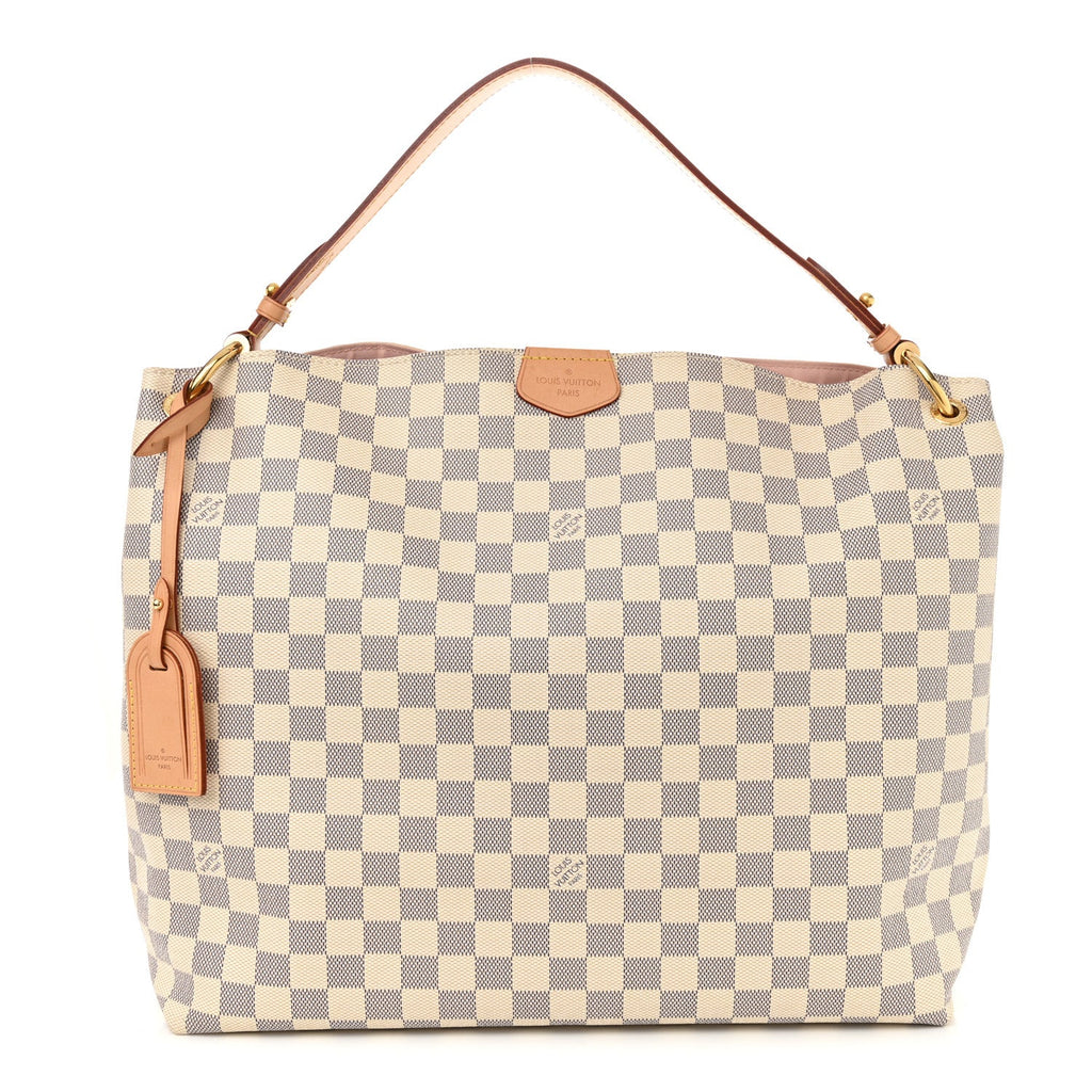 Damier Azur Graceful MM Rose Ballerine