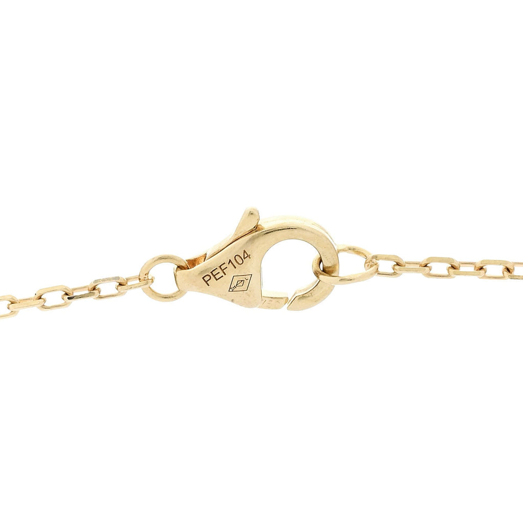 18K Yellow Gold Diamond Juste Un Clou Pendant Necklace