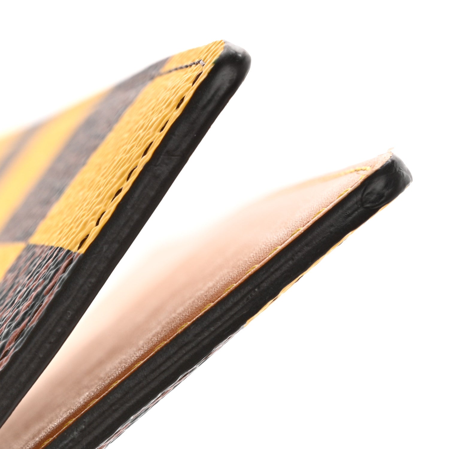 Damier Pop Auguste Notebook Cover Yellow