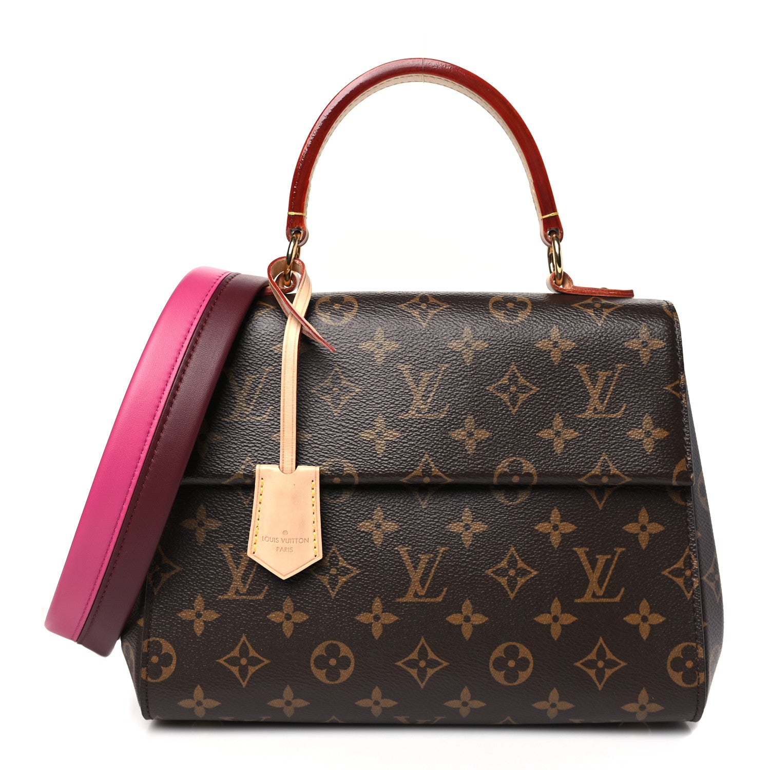 Monogram Cluny BB Bordeaux Fuchsia