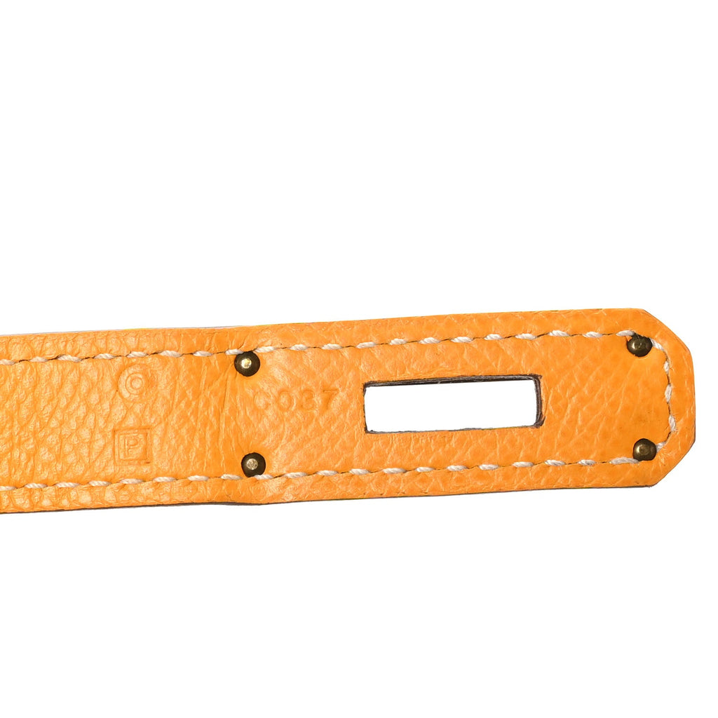 Epsom Candy Birkin 35 Jaune D'Or Feu