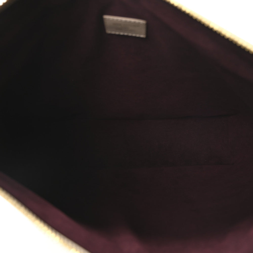 Lambskin Embossed Monogram Coussin Hobo MM Galet