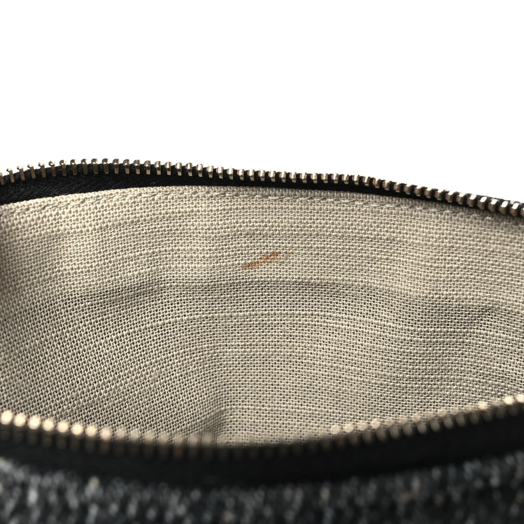 Denim Small Deauville Zipped Pouch Dark Blue