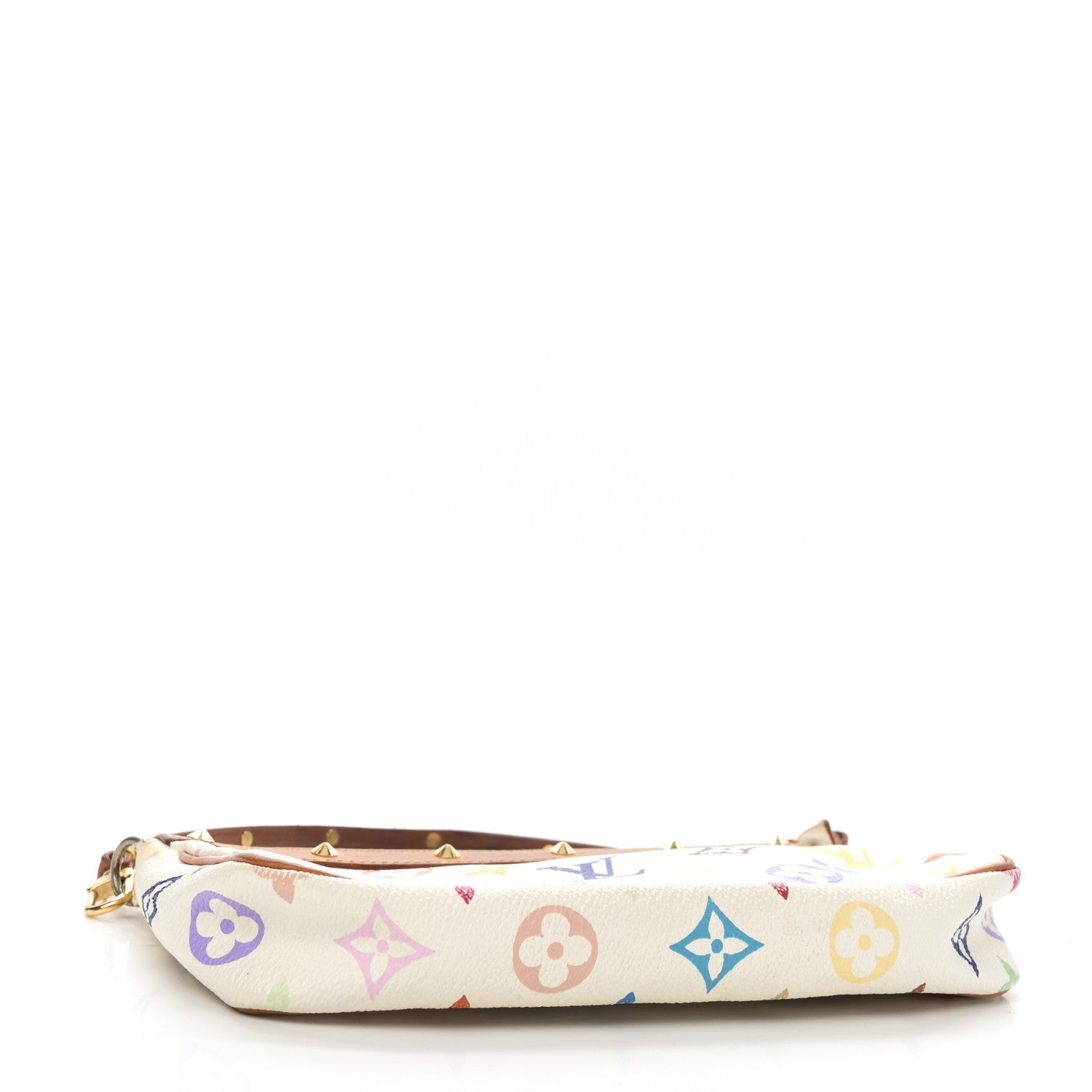 Monogram Multicolor Pochette Accessories White