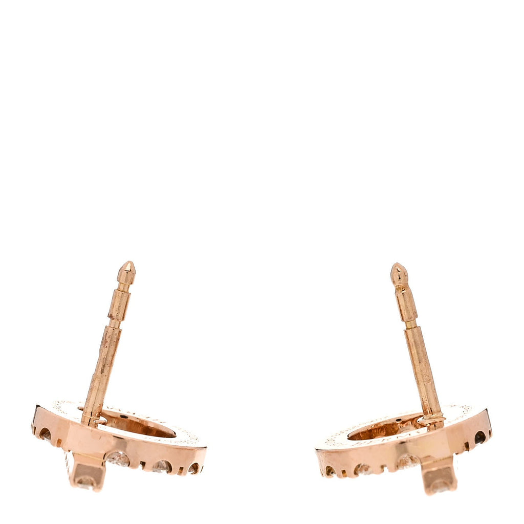 18K Rose Gold Diamond Finesse Earrings