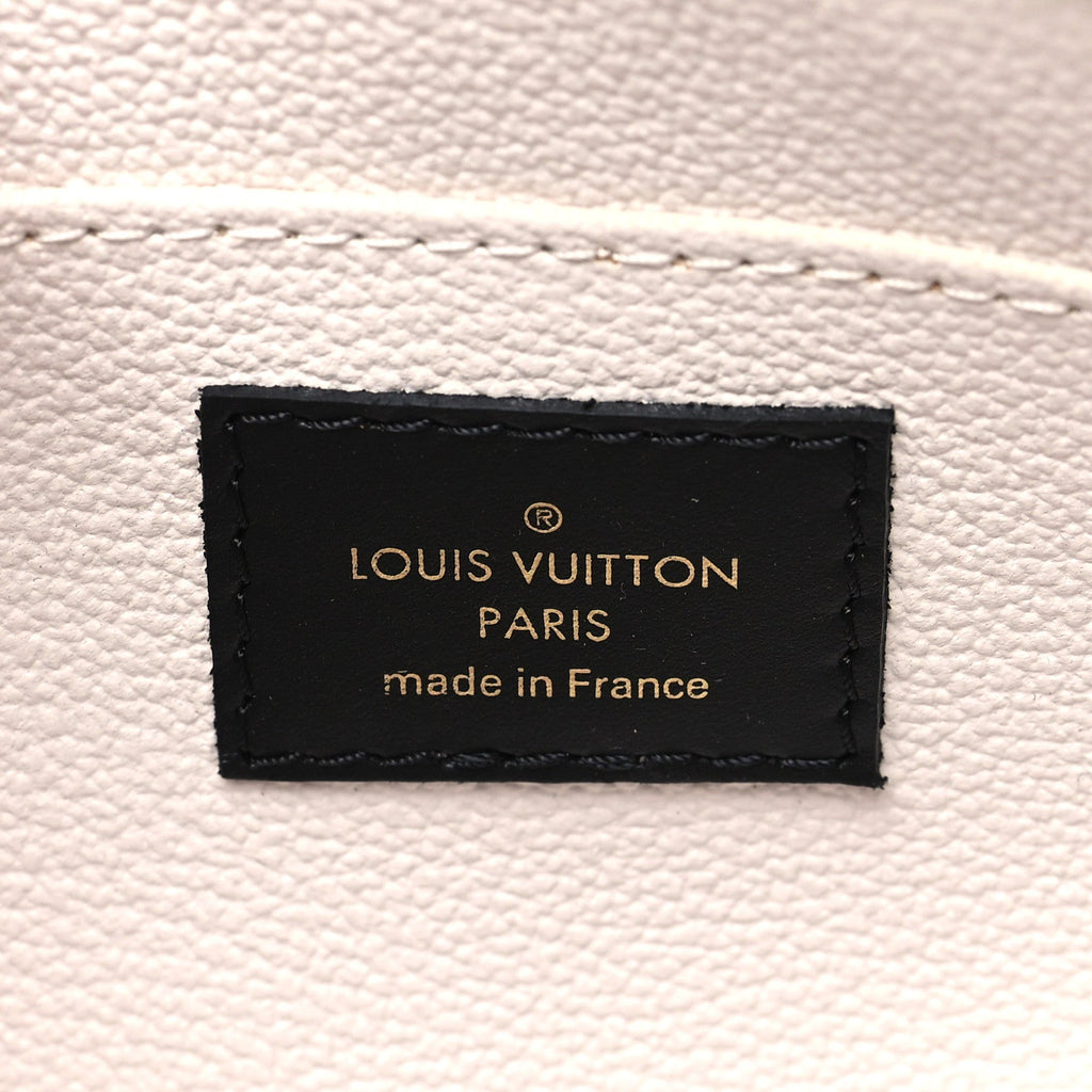 Monogram Giant Crafty Cosmetic Pouch Creme Caramel