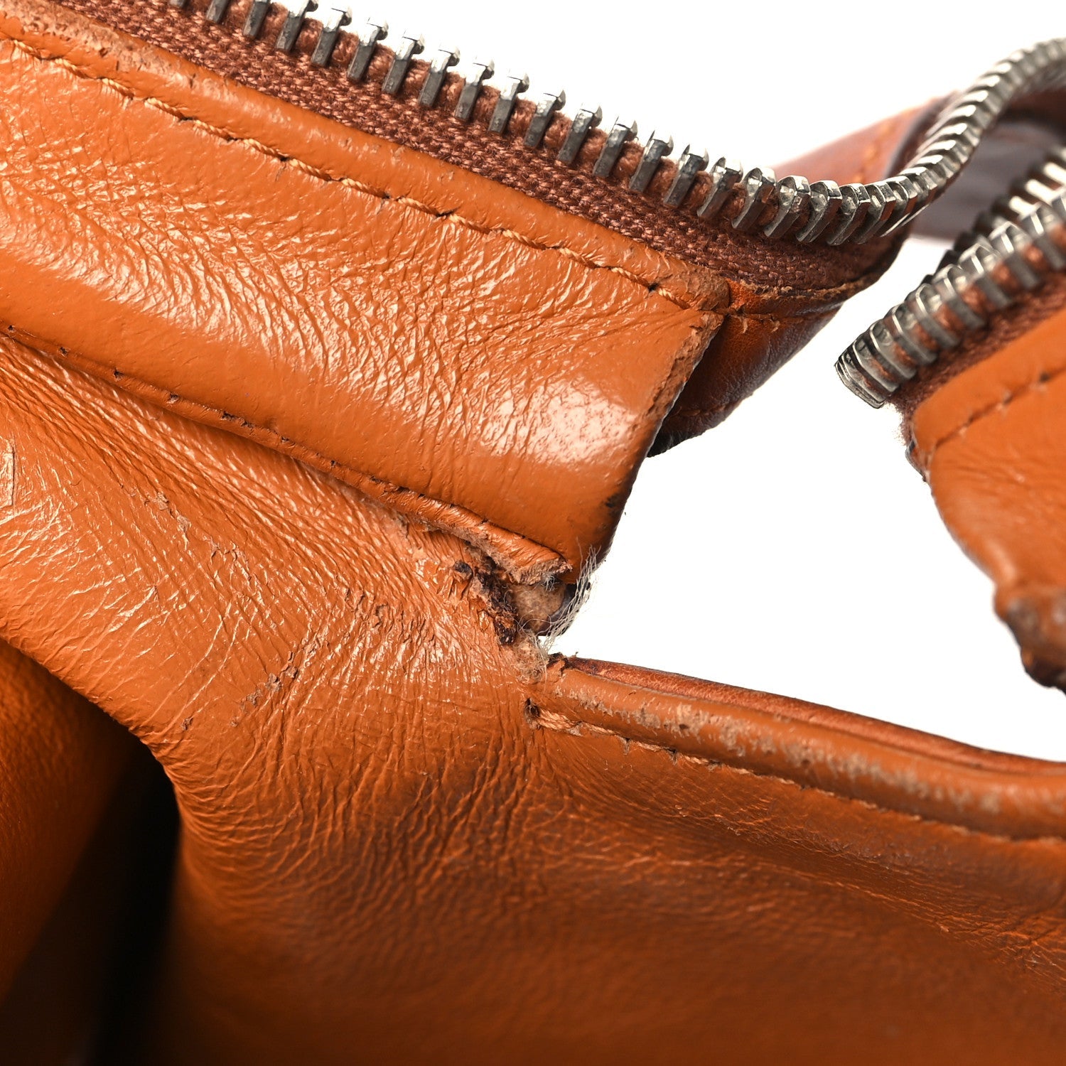 Calfskin My Dior Frame Double Pocket Satchel Brown