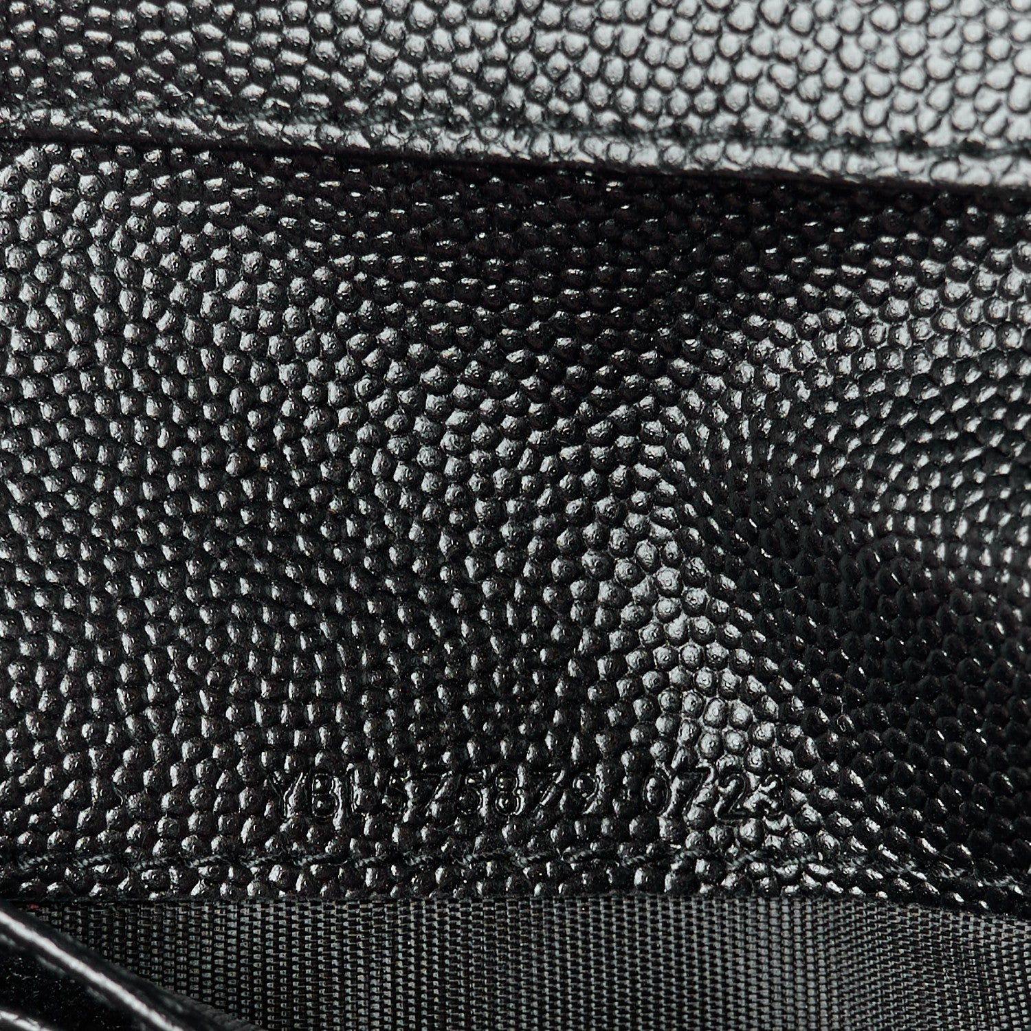 Grain De Poudre Matelasse Chevron Monogram Zipped Card Case Black