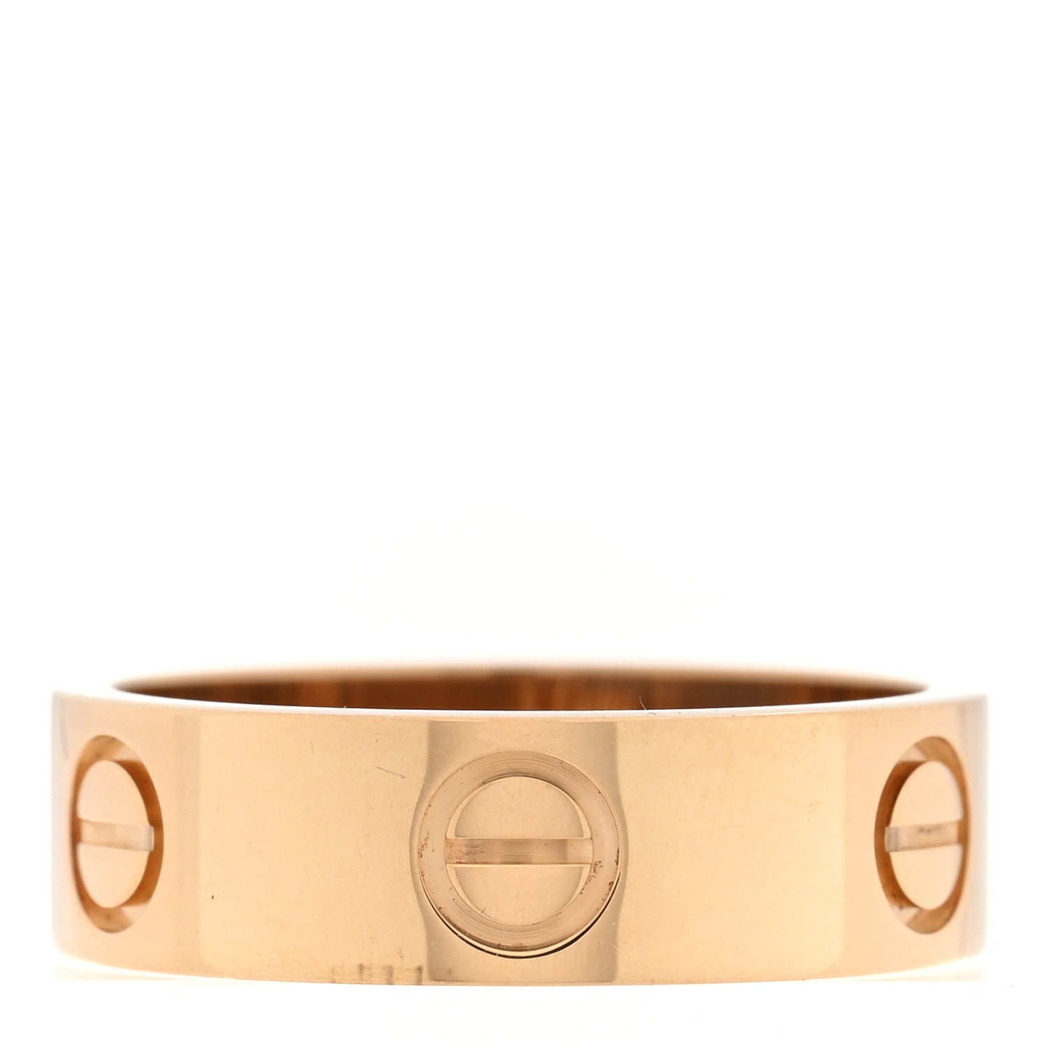 18K Yellow Gold 5.5mm LOVE Ring 52 6