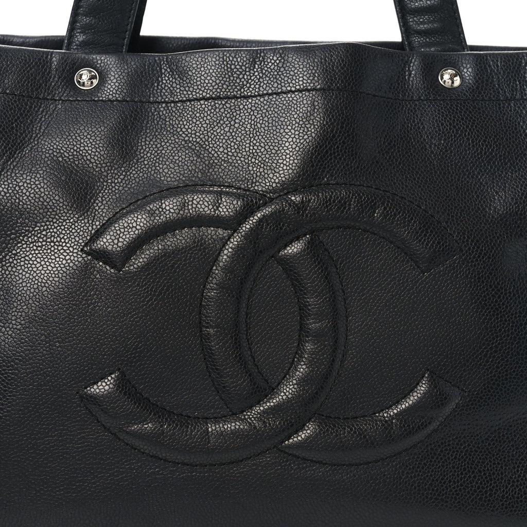 Caviar Executive Cerf Shopper Tote Black