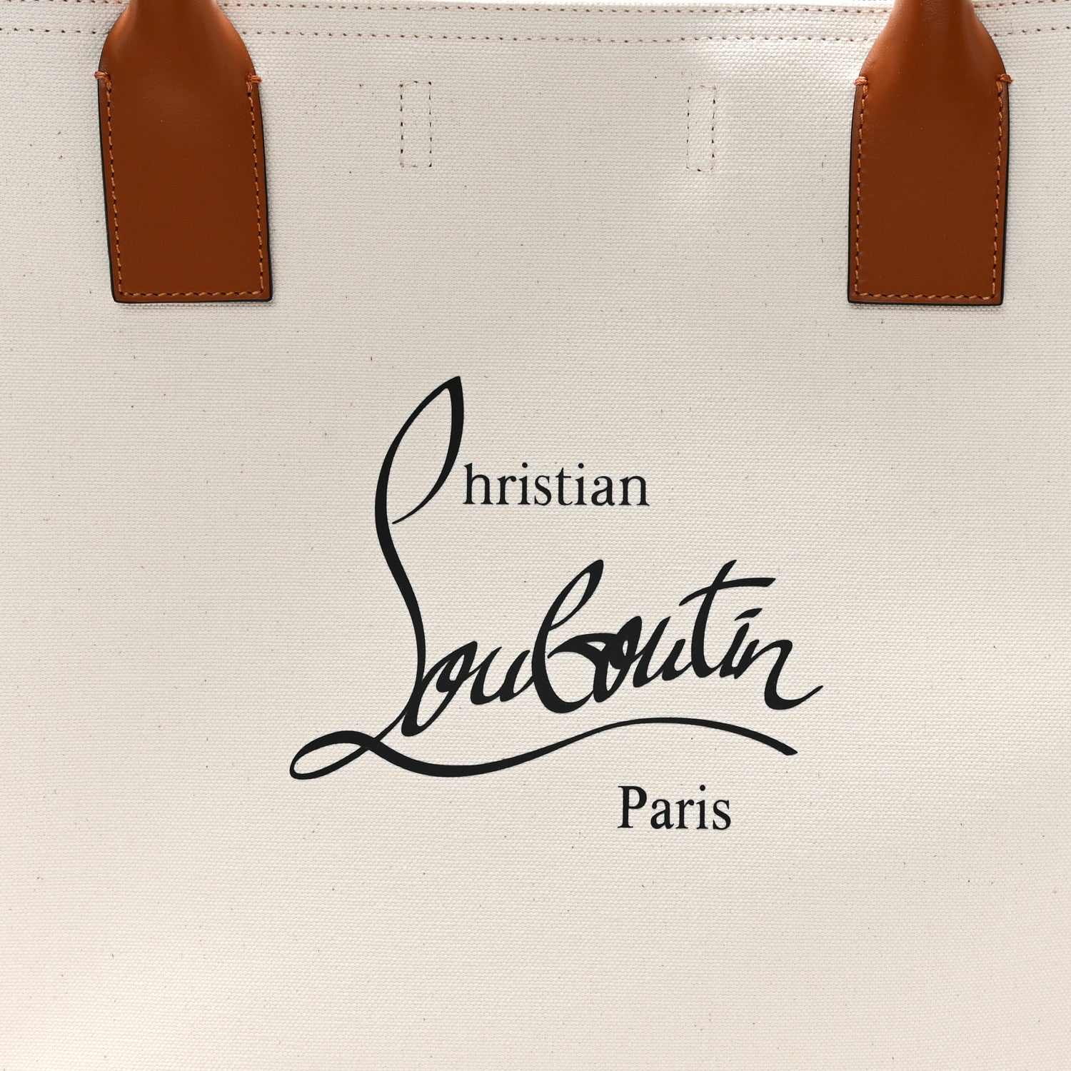 Canvas Nastroloubi Tote Natural Black