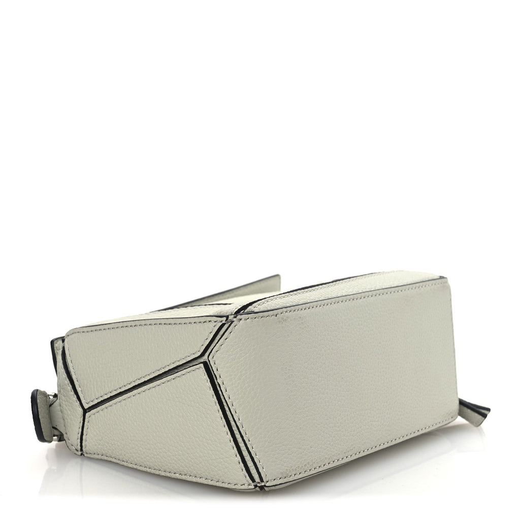 Calfskin Mini Puzzle Bag Light Celadon