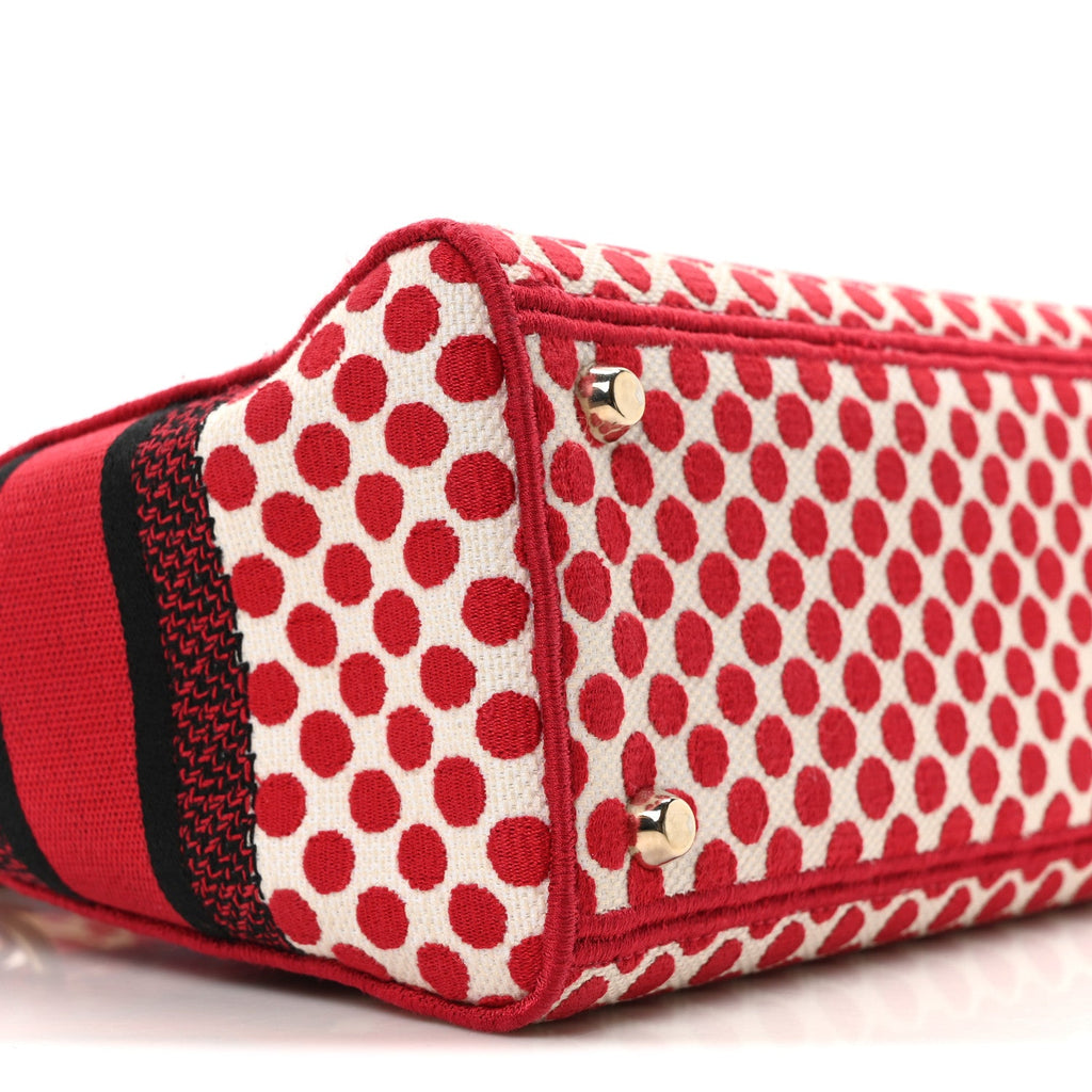 Canvas Medium DiorAmour Dots Lady D-Lite Red
