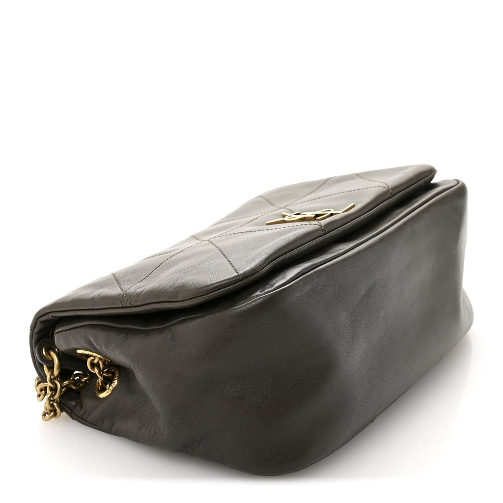 Lambskin Matelasse Monogram Small Jamie 4.3 Light Musk