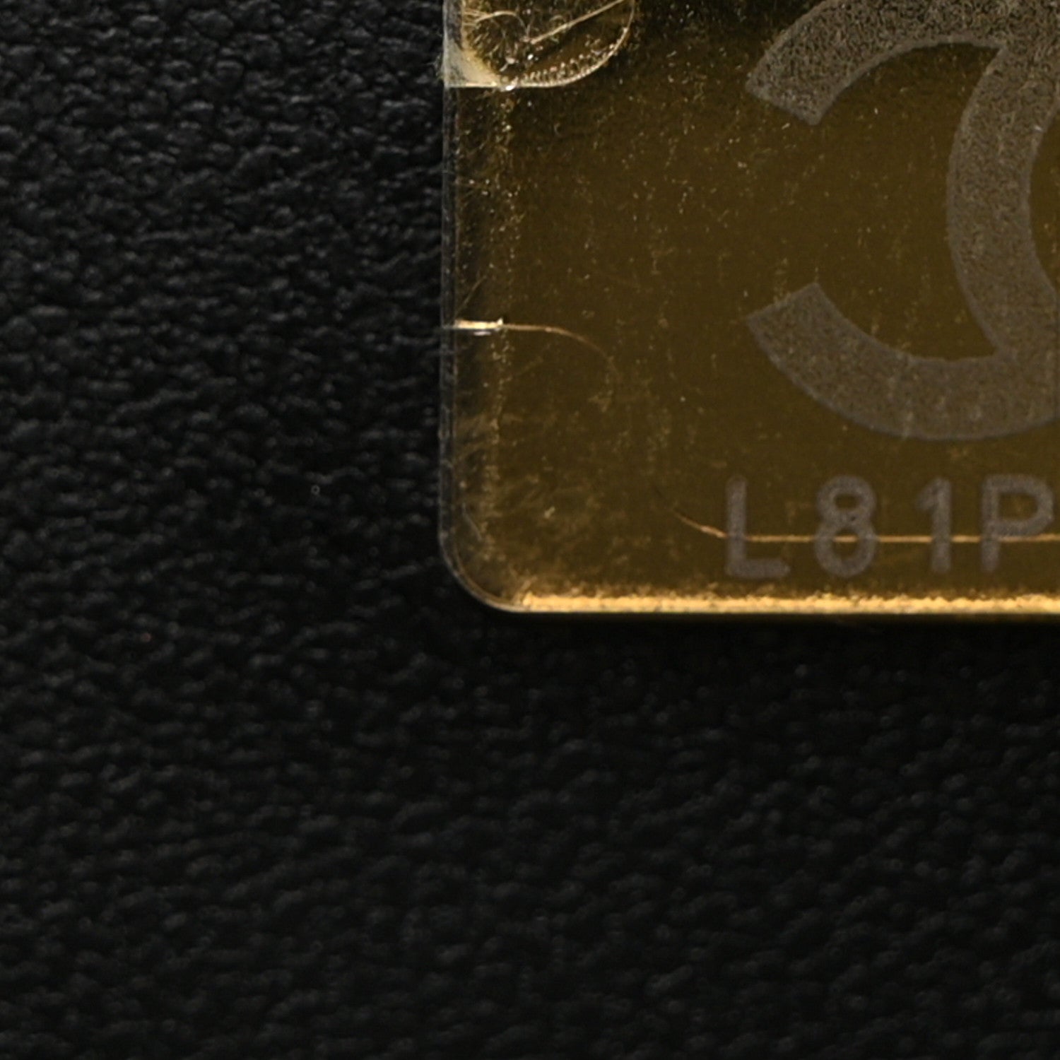 Lambskin Quilted Coco Click Bag Black