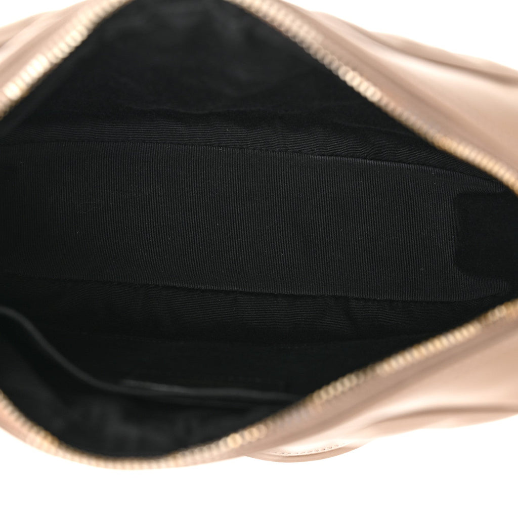 Calfskin Matelasse Monogram Lou Camera Bag Taupe