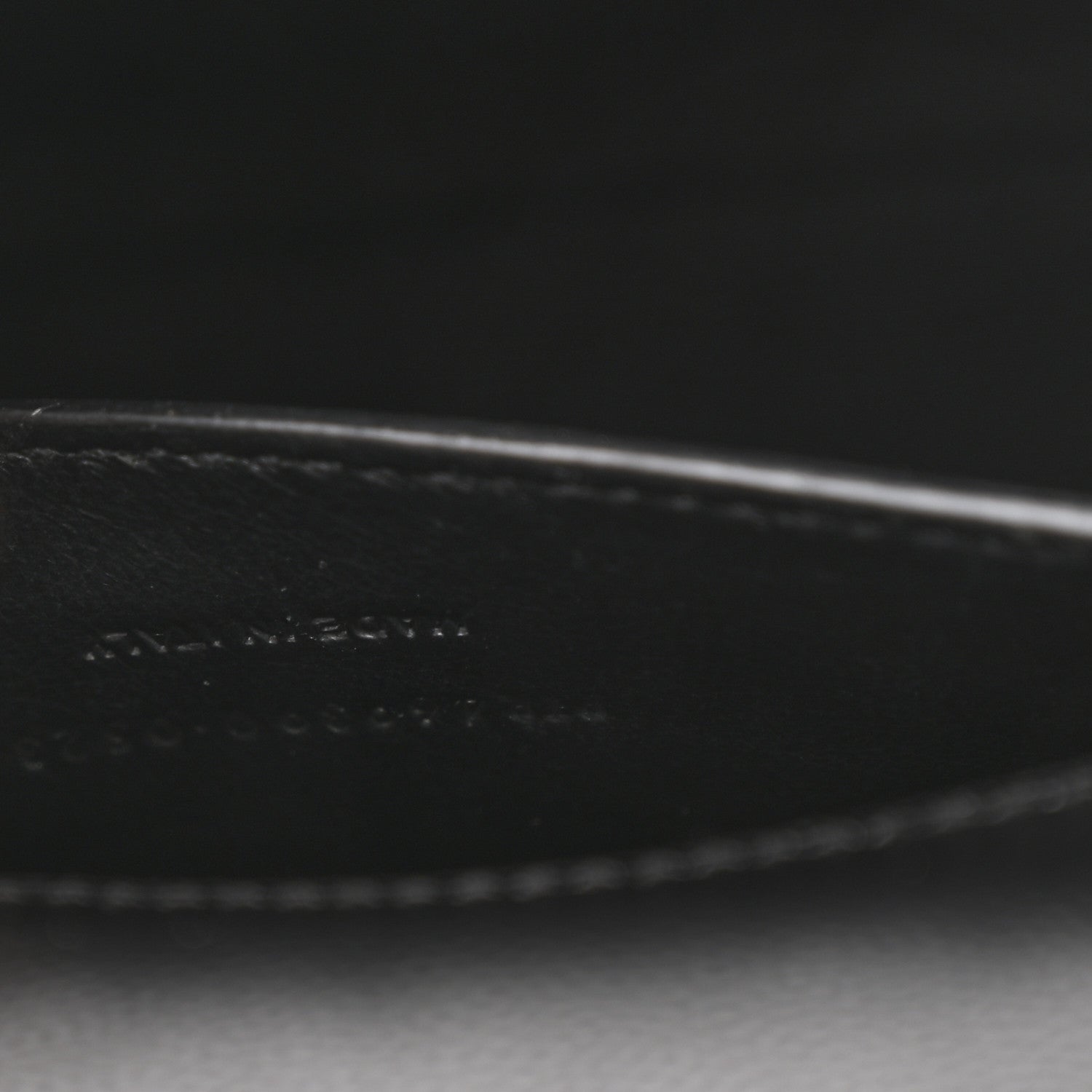 Grain De Poudre Medium Classic Monogram Monochrome Kate Satchel Black